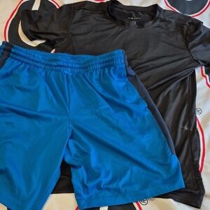 Men's Blue Athletic Shorts